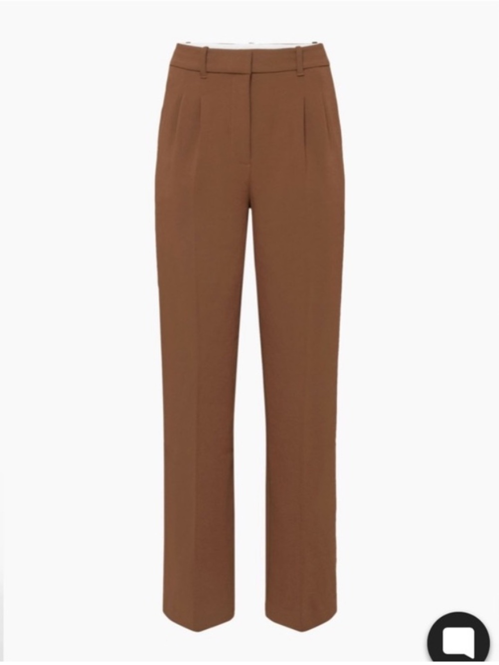 Aritzia Wilfred Effortless Pants - Cognac